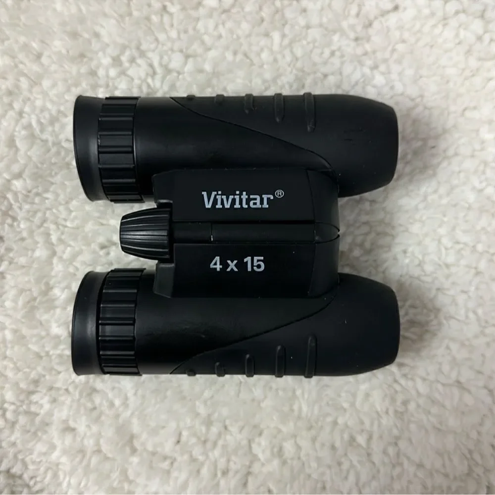 Vivitar 4 x 15 Compact Black Binoculars